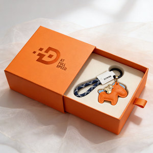 Caja Deslizante de Cartón Rígido con Logotipo Grabado Personalizado de Lujo, con Cajón para Regalos de Té, Cosméticos, con Bandeja de Espuma - Product Image 2