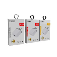 Boîte d'emballage en gros pour accessoires de téléphonie mobile électronique avec fenêtre N Emballage de câble de données électronique et de casque