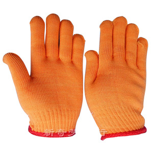 Nylon Work Gloves 10 Needles 250g Anti Slip Full Texture General Purpose Mining <b>Warehousing</b> Repair Handling Machinery - Product Image 1