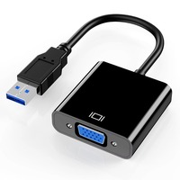 Nuevo Adaptador USB a VGA Tideseer USB3.0 1080P, Convertidor Multipantalla para Proyector, Laptop, Monitores, PC, TV