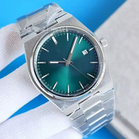 Montre automatique élégante unisexe pour affaires, mouvement en acier inoxydable, étanche, affichage du cadran, prix abordable