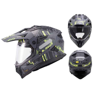 Ls2 mx702 unisex tất cả các mùa Flip-up Rally Mũ bảo hiểm kép Visor & chống sương mù ABS PC vật liệu XL Kích thước điều kiện mới - Product Image 3