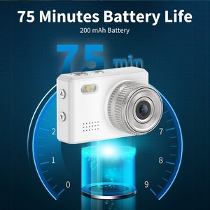 Mini caméra numérique ZJZN 1080P HD portable pour enfants, idéale pour les voyages, cadeau pour étudiants, avec sangle. - Product Image 4