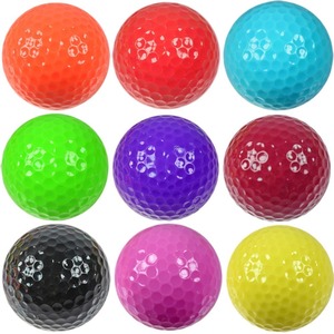 Pelota de Golf de Doble Capa Surlyn 45.9g, Pelota de Práctica Duradera con 392 Hoyos, Elasticidad 85-90%, Color Aleatorio - Product Image 5