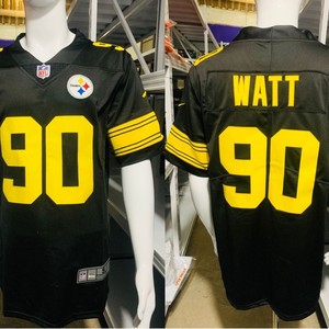 <span class=keywords><strong>Maillot</strong></span> de football américain <span class=keywords><strong>NFL</strong></span> 2026 à manches courtes en polyester, broderie et impression en relief, <span class=keywords><strong>Steelers</strong></span> Deuxième Génération - Product Image 3