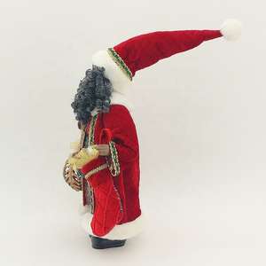 Nouvelle figurine de Père Noël afro-américain à barbe bouclée noire 90CM Jouet de Père Noël pour la décoration de Noël - Product Image 3