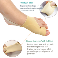 Correcteur d'hallux valgus pour soulagement de la douleur, séparateur d'orteil, redresseur de gros orteil