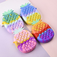 Nouveau design rat tueur pionnier silicone ananas zéro portefeuille silicone porte-monnaie