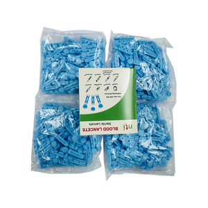 Lancette Twist Blood stérile avec dispositif de sécurité pour le dépistage du glucose chez les diabétiques et l'utilisation médicale à domicile - Product Image 1