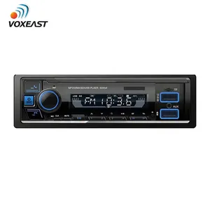 Display LCD singolo Din Car Audio Dual USB TF autoradio telefono App lettore Mp3 per auto a ricarica rapida