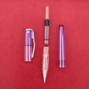 Stylo plume flexible à pointe de pinceau pour écriture, dessin, croquis, scrapbooking, calligraphie et peinture, en plastique transparent de qualité chinoise - Product Image 4