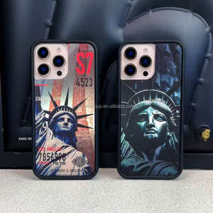 <span class=keywords><strong>Coque</strong></span> de téléphone Statue <span class=keywords><strong>Liberty</strong></span> de qualité supérieure pour iPhone 17 16 15 14 Pro Max Cover Liberte Design personnalisé - Product Image 2