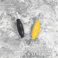 Mini kit d'outils pour skateboard avec vis et écrous en alliage et plastique, tournevis - Pièces de skateboard