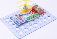 Kit électronique éducatif STEM fabriqué en Chine, jouet éducatif de physique, blocs de construction électroniques DIY pour enfants