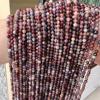 Perles en pierre naturelle facettées de 2 mm, 3 mm, 4 mm, perles en cristal, pierres précieuses multicolores, spinelle, perles en vrac pour la fabrication de bijoux