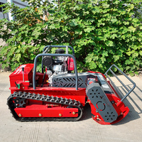 Tondeuses à bobine Télécommande Joug Tondeuse Robot Pelouse Paillage Tracteur Débroussailleuse 800/1000/1200mm Essence/Diesel Moteur Disponible