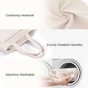 Bolso de Mano Impermeable de Poliéster para Mujer, Bolso Tote para Portátil con 17 Bolsillos, Ligero, para Maestras/Enfermeras, Biblia/Escuela/Viajes, Bandolera - Product Image 2