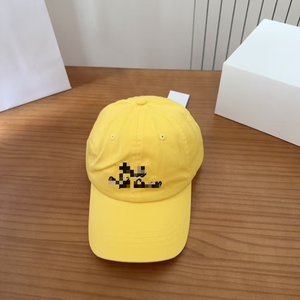 Nuovo Cappellino da Baseball Vintage Morbido a 6 Pannelli in PVC, Versatile, Ricamato con Lettere, Colori Caramella, Casual, Unisex, con Piccolo Cavallo - Product Image 2