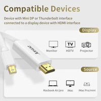 Câble Jasoz Mini vers HDMI 1080P, synchronisation audio-vidéo, plaqué or, durable, anti-oxydation, pour PC, ordinateur portable, HDTV, moniteur