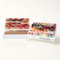 Présentoir à échelle pour échantillons d'ongles en acrylique, grande capacité, pour comparaison des couleurs