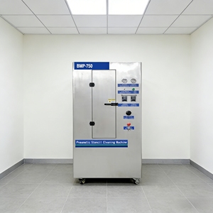 เครื่องทำความสะอาดสเตนซิลอัตโนมัติอุตสาหกรรมรุ่นใหม่ BMP-750 PLC มอเตอร์ ระบบลม น้ำยาทำความสะอาดแบบน้ำ ระบบอัลตราโซนิก สำหรับลอกคราบตะกั่วบัดกรี - Product Image 6