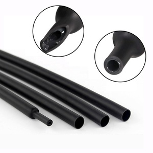 Manchon thermorétractable DINGYUAN 4:1 à double paroi en polyoléfine ignifuge pour l'automobile, avec ligne adhésive - Product Image 1