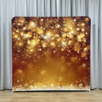 Diseño Gratuito, Tela Lavable de 8*8 Pies, Soporte de Aluminio con Fondo de Fotomatón Tipo Funda de Almohada, para Fiestas de Navidad y Cumpleaños