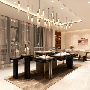 Vetrina Espositiva <span class=keywords><strong>per</strong></span> Gioielli Moderna ed Ecologica, Design 3D Personalizzato con Illuminazione LED <span class=keywords><strong>per</strong></span> Interni di Fabbriche di Orologi - Product Image 4