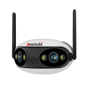 Anxinshi OEM ODM Multi-image 180 degree Wide Viewing Panorama IP PoE Fisheye Security Camera