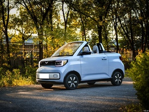 2024 Wuling Mini EV 4 Wheeler 120km 170km 200km 300Km Wuling Hongguang Mini Ev Wuling Mini Home Car Convertible - Product Image 3