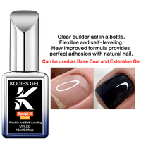 KODIES Biabs Builder UV Nail Gel – Bouteille de Gel UV pour Ongles avec Logo Personnalisé, Transparent, Renforçant, Extension, Base Coat, Fournitures de Sculpture