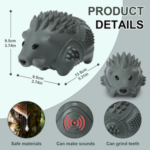 Kirpi şekli zenginleştirme köpek çiğneme oyuncakları köpek Pet gıcırtılı oyuncaklar - Product Image 2