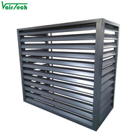 Couvercles AC personnalisés unité extérieure murale en aluminium climatiseur couvercle de persienne AC
