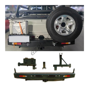 Parachoques Trasero 4x4 para <span class=keywords><strong>Land</strong></span> <span class=keywords><strong>Cruiser</strong></span> Serie <span class=keywords><strong>75</strong></span> 79, Barras de Protección Trasera, Accesorios Todoterreno para Camioneta - Product Image 1