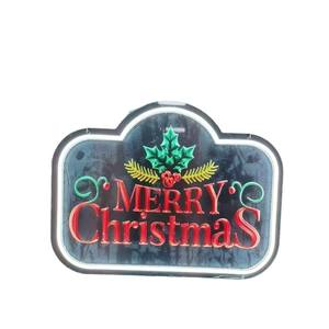 Factory Custom UV Engraved Multi-color Acrylic Neon <b>Light</b>-LED Home Decor Sign with Remote & Button Control IP44 Rated - Product Image 6