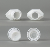 Bouchon à vis en plastique PP de 8,6 mm pour sachet souple Doypack, anti-corrosion, pour lessive et savon liquide