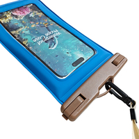 Pochette étanche portable robuste en PVC/Polyester certifiée IPX8 pour smartphones