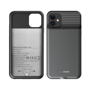 Funda protectora de carga de 6,1 pulgadas, funda de batería <span class=keywords><strong>externa</strong></span> <span class=keywords><strong>para</strong></span> <span class=keywords><strong>iPhone</strong></span> 11/<span class=keywords><strong>XR</strong></span> - Product Image 1