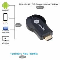 1080P Anycast M2Plus HDTV Compatible TV Stick WIFI Affichage TV Dongle Récepteur DLNA Partager Écran Pour Android Miracast Airplay
