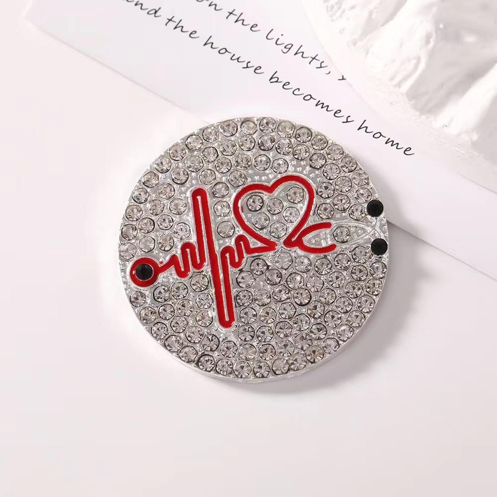 Fond argenté - Diamant rond blanc