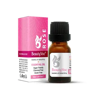 Manjakan diri dengan aroma mewah dari minyak esensial mawar Voc. Botol 10ml ini menangkap Esens romansa