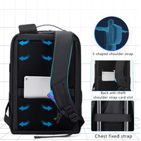 Sac à dos de sport FENRUIEN pour l'extérieur, sacoche pour ordinateur portable, sac de voyage, sacs résistants à l'eau pour affaires, ordinateur portable 15,6 pouces avec chargement USB