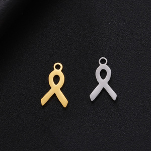Joyería y Accesorios al por Mayor para Mujer, Colgante de Acero Inoxidable Chapado en Oro, Cinta para Hacer Joyería DIY, Concienciación sobre el Cáncer de <span class=keywords><strong>Mama</strong></span> - Product Image 3