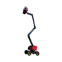 Nouveau élévateur à flèche articulée automoteur 45ft 90ft 140ft pour la construction extérieure palan en acier facile à conduire avec élingue à chaîne