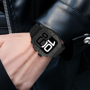 Venta caliente para ver la correa de caucho fluorado más vendida <span class=keywords><strong>fibra</strong></span> de carbono 46MM funda modificada funda de reloj Simple clásica - Product Image 2