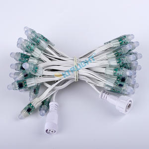 DC5V 8206 пиксельные узлы белый провод IP68 пуля светодиодные пиксельные огни RGB адресуемый цвет мечты CE ROHS интеллектуальная световая лента - Product Image 1