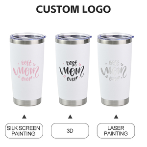 SilverJet Stainless Steel Travel Mug 20oz Custom Logo Leakproof Lid For Camping Travel Coffee Tea Water Outdoor Use - Product Image 3