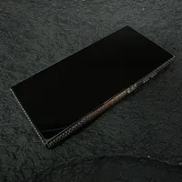 Étui de téléphone en alliage avec texture en fibre de carbone pour Samsung Galaxy S25 S24 Ultra S23, coque rigide en PC avec charge magnétique sans fil