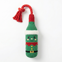 Jouet interactif en peluche de Noël pour animaux de compagnie, bonhomme de neige, Père Noël, renne, elfe, jouet à mâcher en corde, fabricant OEM ODM sur mesure