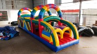 Parc d'attractions, aire de jeux sportive, parcours d'obstacles gonflable géant, PVC de qualité commerciale écologique pour adultes, capacité de 6 à 12 personnes, 3 ans